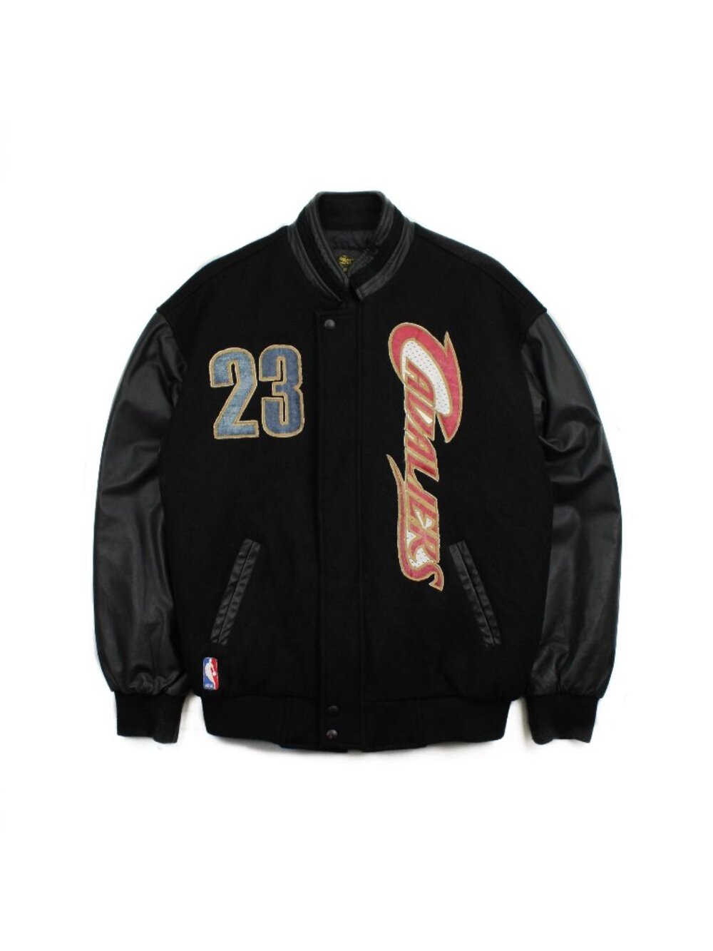 Rework Lebron James Cavaliers Varsity Jacket M